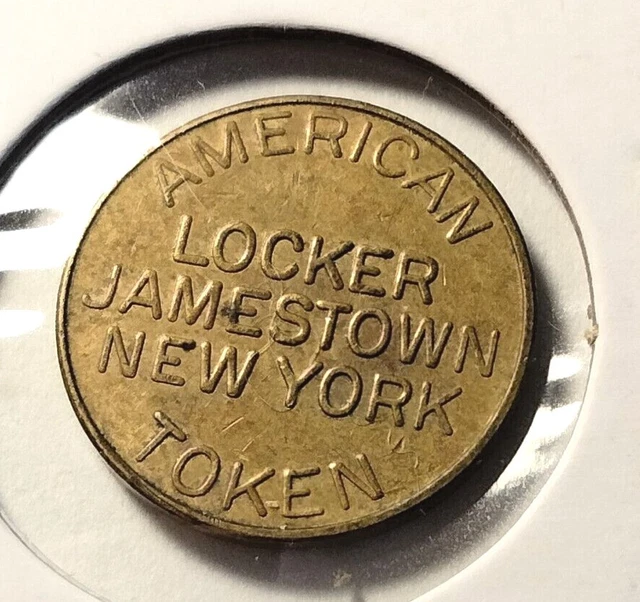 VINTAGE AMERICAN LOCKER Token Jamestown New York NY (INV3126) 1.50