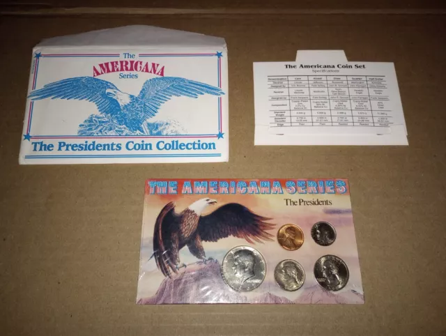 The Americana Series The Presidents Coin Collection Sealed with Paper Easel