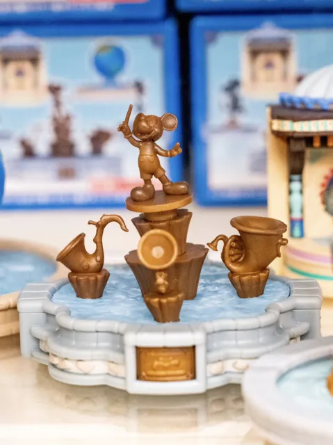 Disneyland ToonTown Fountain Mini Figure  Mickey Mouse Tokyo Disney Resort Japan