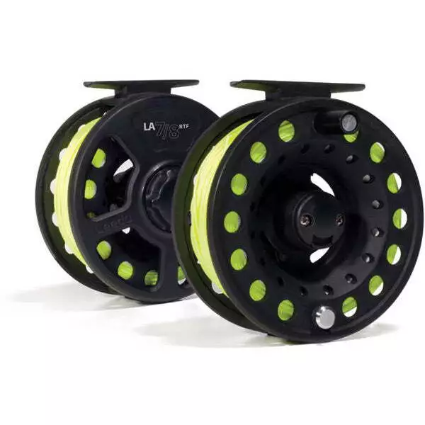 Leeda RTF Carp Angler Fishing Reel 7/8 With WF7F Fly Line