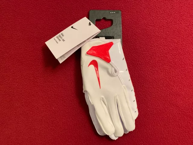 Supreme Nike Vapor Jet 4.0 Football Gloves Size Medium Red FW18 Brand New