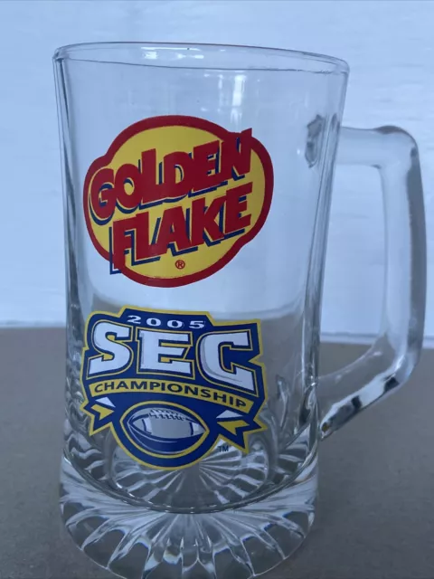 Glass 20 oz. Golden Flake Mug - Official Snack Chip - 2005 SEC Championship