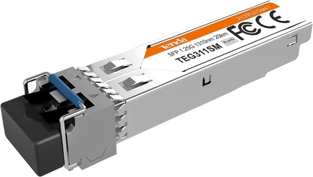 Tenda Modulo Fibra Ottica TEG311SM - Single-Mode, Full-duplex, Hot-pluggable, Au