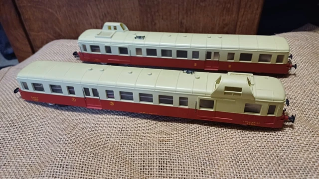 Roco HO 1:87 – Autorail SNCF XABD 2860 + Remorque XRABD 7544 – Époque 4