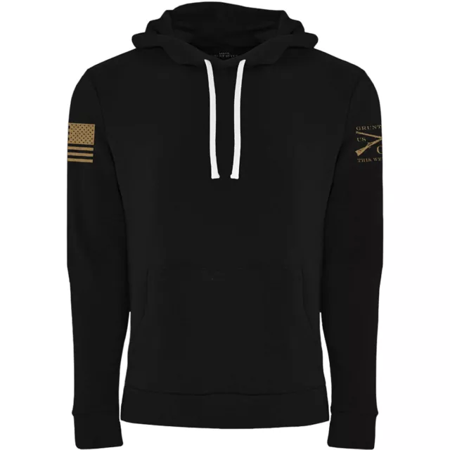 Grunt Style Premium Basic Pullover Hoodie - Black