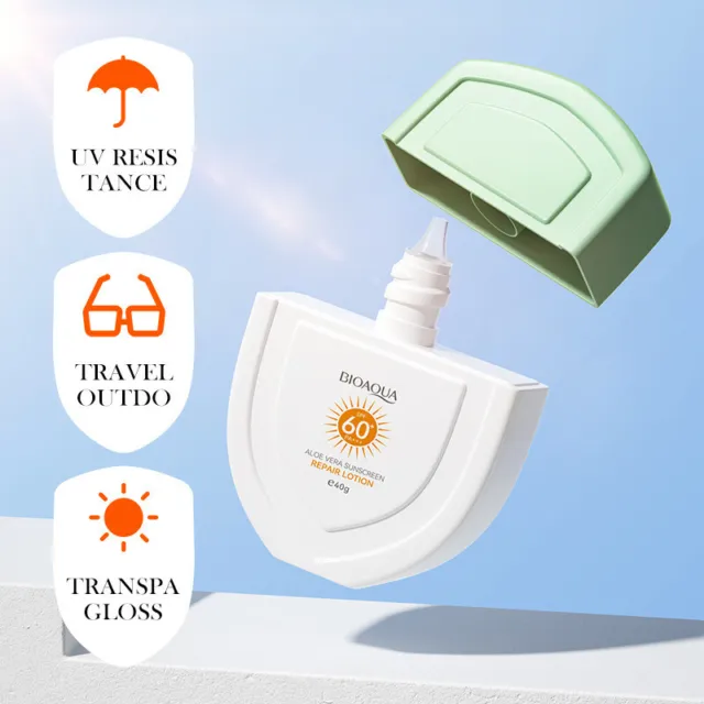 Protector solar de aloe vera crema refrescante protector solar refrescante protección UV refrescante