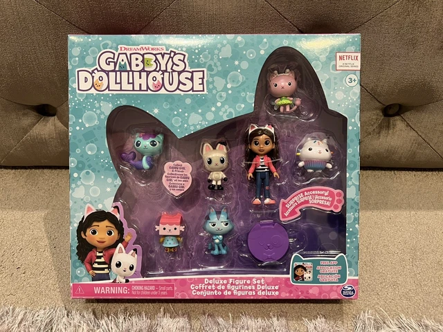 GABBY’S DOLLHOUSE DELUXE Figure Gift Set with 7 Toy Figures and ...
