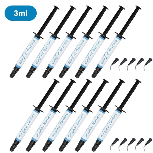 Soothe  Protect Sensitive Gums with Dental Whitening Gel - 10 Syringe Tips