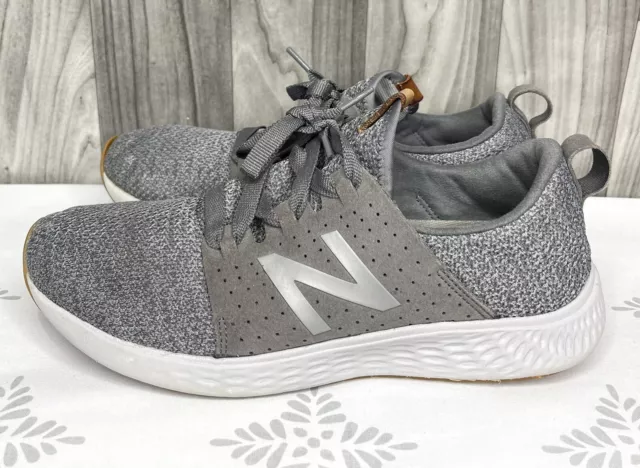 New Balance Mens Fresh Foam Sport V1 MSPTLG1 Gray Running Shoes Sneakers 10