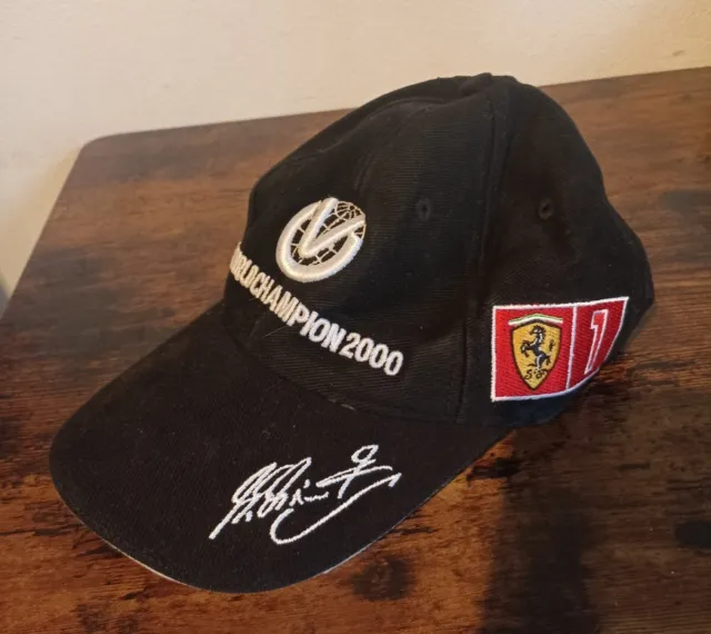 Michael Schumacher Formel 1 Ferrari World Champion 2000 Cap Mütze Vintage 1996