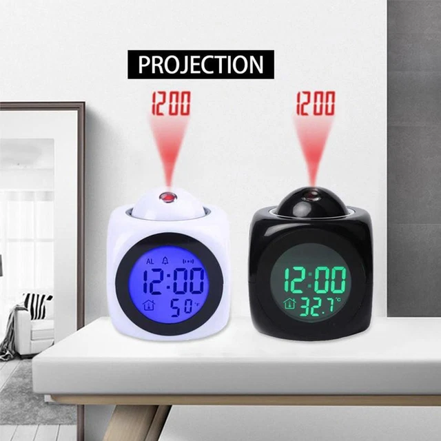 Multi-function LCD Voice Alarm Clock Luminous Digital Clock Display Home C8T8