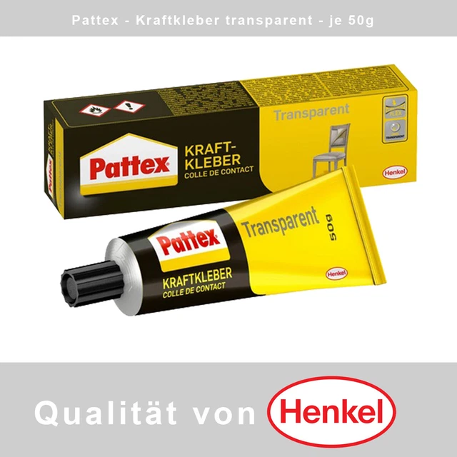 Adhesivos de Energía Transparente, Lösemittelhaltig, 50g Tubo Pattex Universal