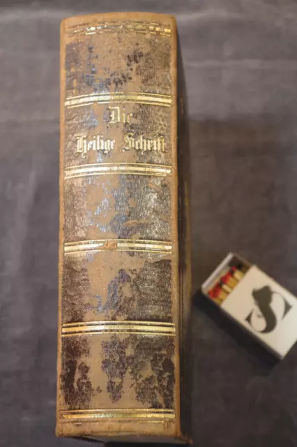 Bibel, Martin Luther, Ledereinband , Stuttgart 1883  (288)