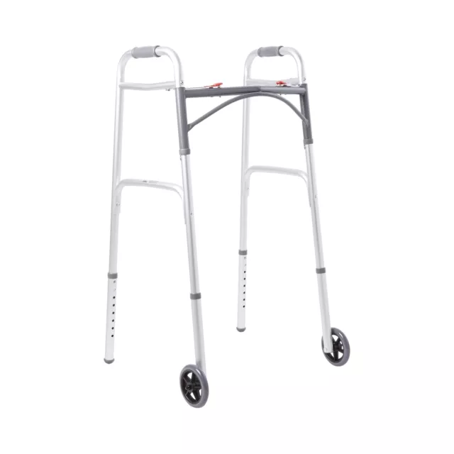 McKesson Aluminum 32 to 39" H Folding Walker up to 350 lbs