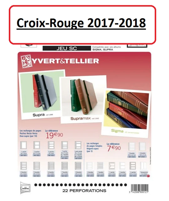 Jeu Yvert et Tellier France Croix Rouge SC 2017-2018