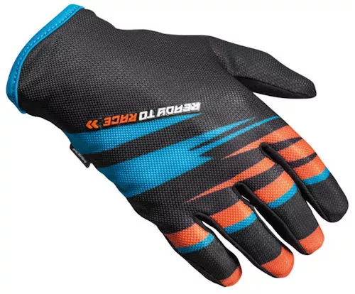 KTM Original Kids Pounce Gloves / Kinder-Handschuhe, Schwarz-Orange, L / 7
