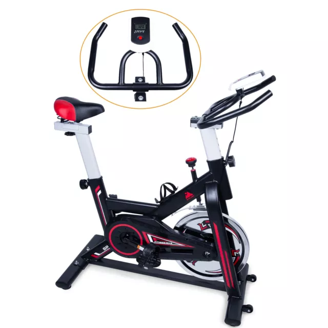 Adjustable Exercise Bike Spinning Indoor Cycling Home Gym Bicycle Cardio Fitness 2