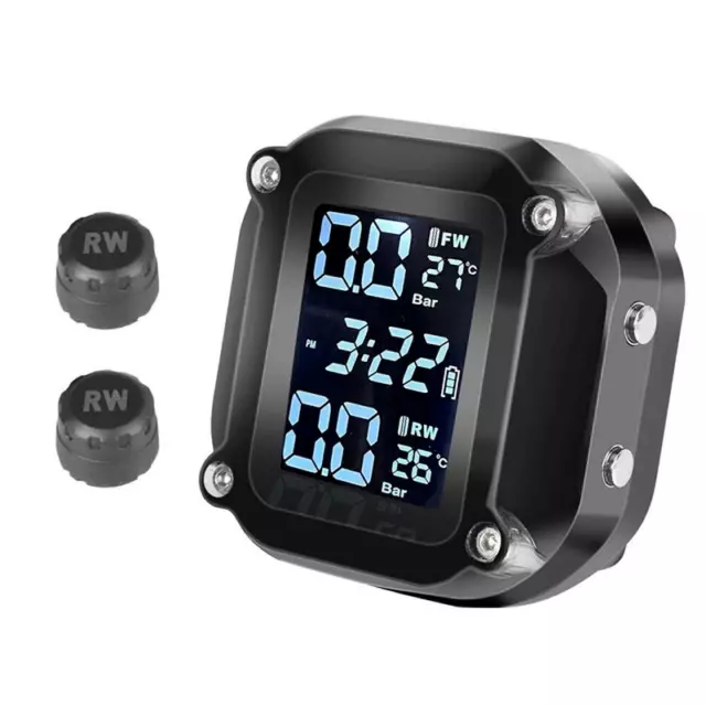 M5 Combination Motorcycle Tire Pressure Monitor Digital Display External Motorcy