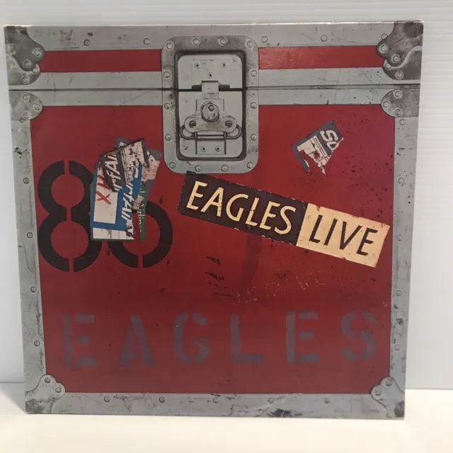EAGLES Eagles Live Double 2x LP Gatefold Record BB-705 Vinyl 1980 NM/ EX