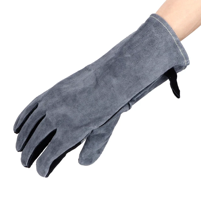 Welding Gloves Stitching Heat/Fire Resistant Mitts For BBQ Oven Grill Stove
