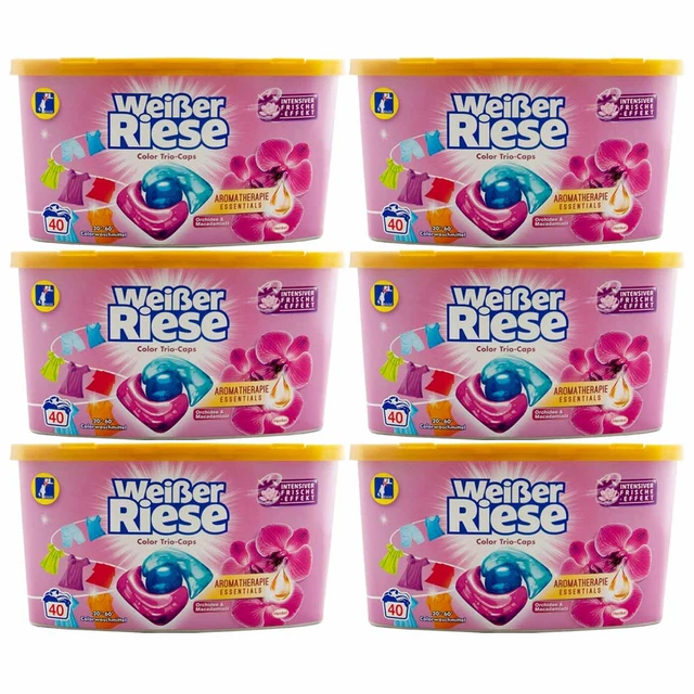Weißer Riese Color Trio Caps 6 X 40WL Aromatherapy Orchid & Macadamia