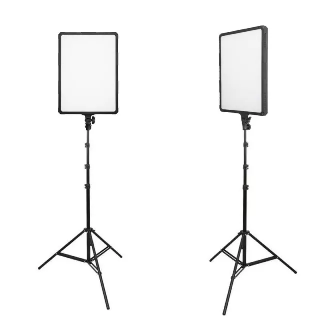 NANLITE NANGUANG LED Studio-Set FLATBOARD 3000 Foto-Lampe Video-Leuchte + Stativ