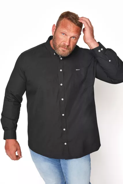 BadRhino Mens Big & Tall Poplin Shirt