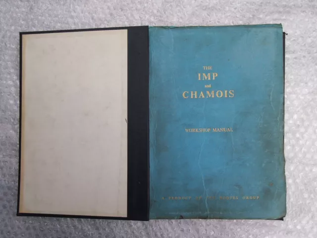 Imp and Chamois Workshop Manual Rootes WSM141 6601284