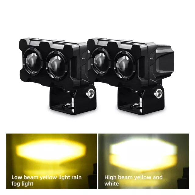 2x 3inch LED Work Light Bar Spot Cube Pods Driving Fog Lamp Offroad ATV UTV Boat