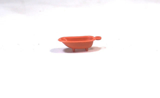 Vintage Plastic Bathtub Cracker Jack? Vending Prize Gumball Charm Keychain Ring
