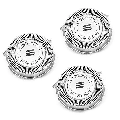 3X Tête De Remplacement Rasoir SH30 / 52 Lames de Rechange pour Philips Norel...