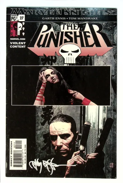 Punisher #27 Vol 4 Signed by Tim Bradstreet Marvel Comics 2001