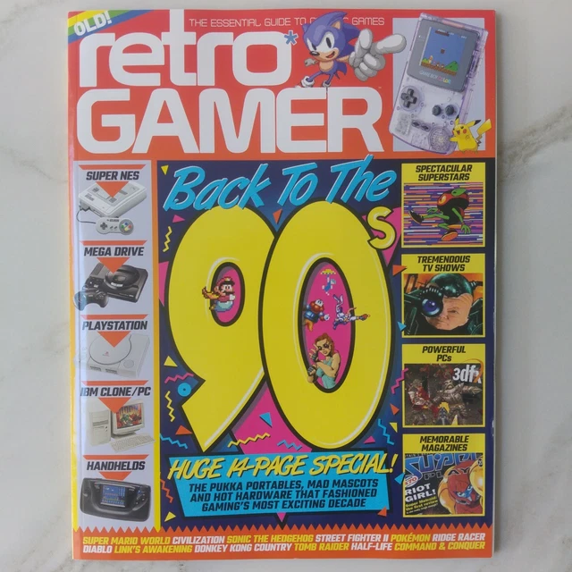 Retro Gamer Magazine Issue 218 (Subscriber) Back to the 90s Special - NEW