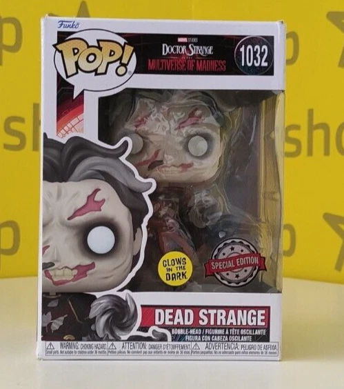 Dr.Strange Multiverse Dead Strange Gitd Special Funko Pop " Boîte Endommagé "