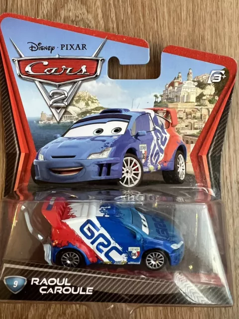 Disney Pixar Cars 2 Movie 1:55 Raoul Caroule diecast Car 2010
