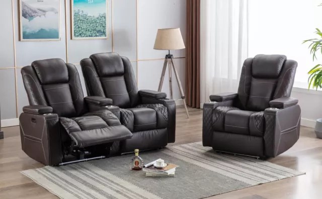 Faux Leather Home Theater Seat Sofa Power Recliner Couch Chairs for Living Room Faux Leather Home Theater Seat Sofa Power Recliner Couch Chairs for Living Room