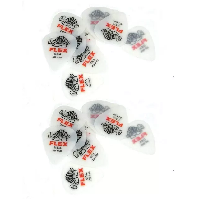 Dunlop Guitar Picks Flex Standard 24 Pack .50 MM Light (428P.50)