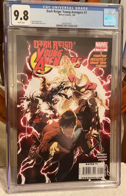 Dark Reign Young Avengers #1 CGC 9.8 WT Marvel 2009 1st Sylvie Loki Disney TV