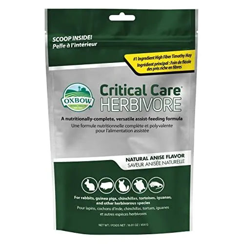 Animal Health Critical Care, Herbivore, Anise Flavor, 454 Gram Bag, 70104