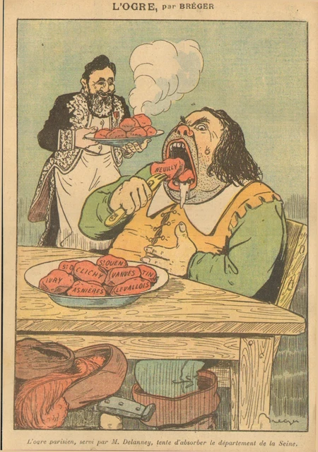Departement De La Seine Paris Ogre Delanney Breger Image 1913