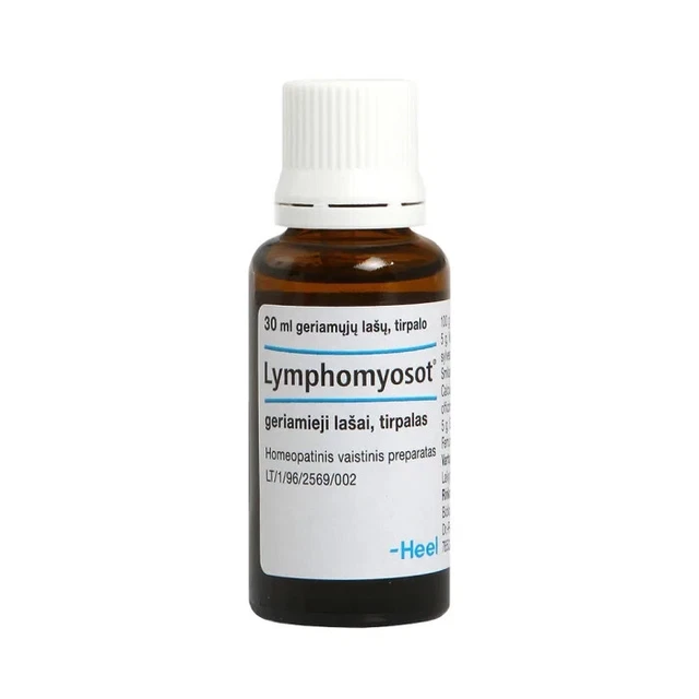 Lymphomyosot 30 ml gotas talón homeopatía hipertrofia amígdala ¡original!