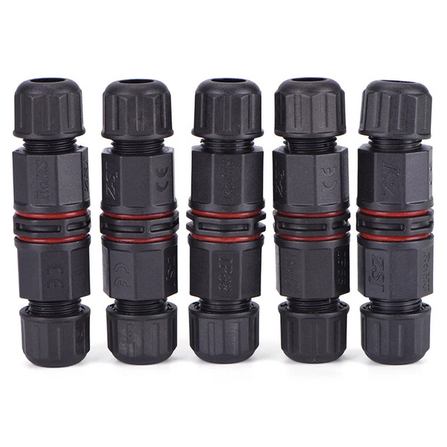 Waterproof Wire IP67 WATERPROOF ELECTRICAL Cable Wire 2/3 Pin Connector Outdoor Plug ...