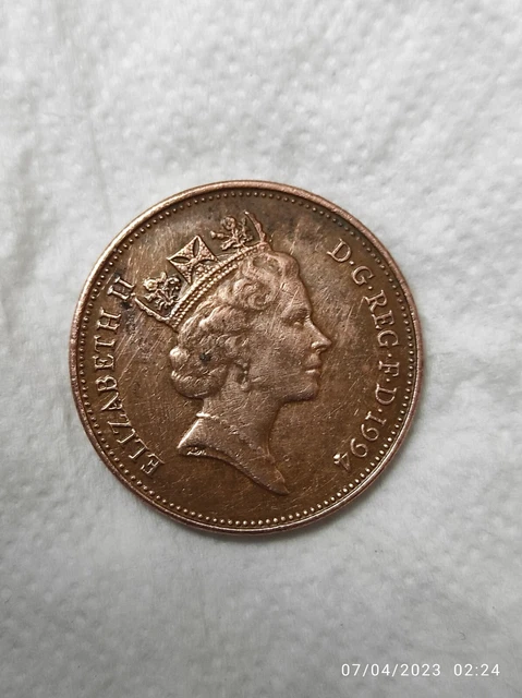 coin error two pence