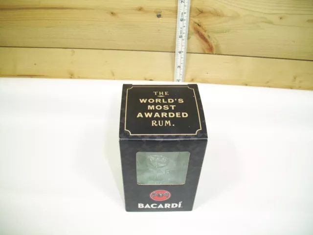 Bacardi Rum Green Glass New and Boxed