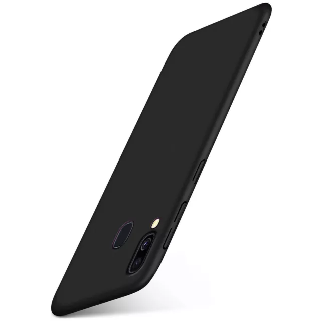 Hülle für Samsung Galaxy A40 Schutzhülle AIR Slim Case Cover Matt NEU Ultra Dünn