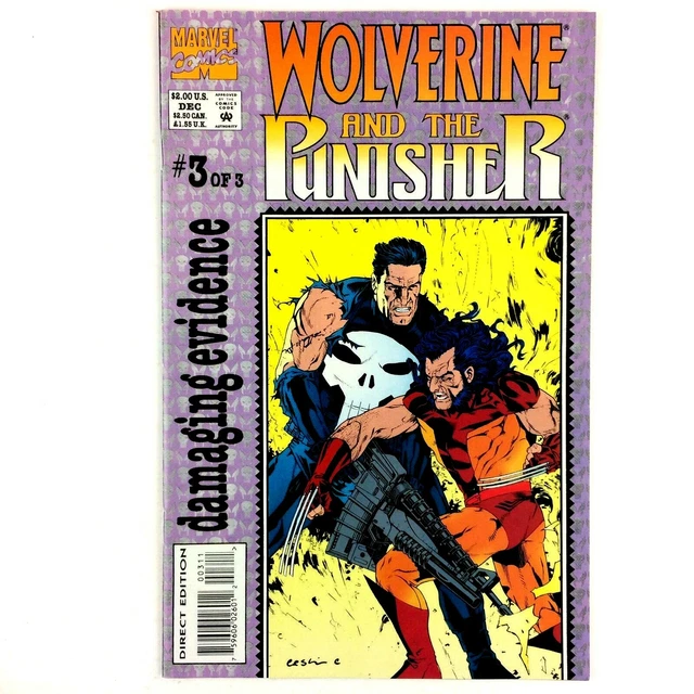 Wolverine and the Punisher: Damaging Evidence #3 Marvel 1993 NM- Kingpin