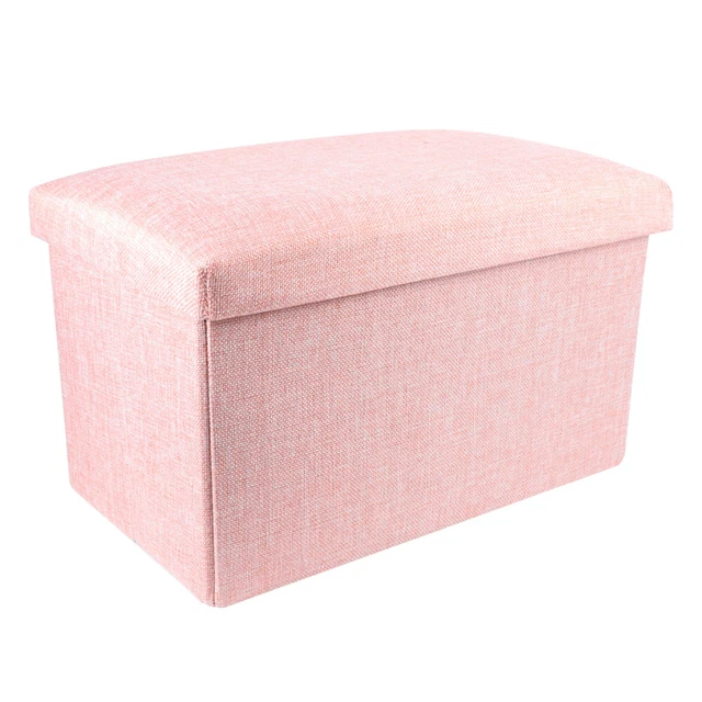 Contenitore pieghevole pouf con scatola giocattolo pieghevole