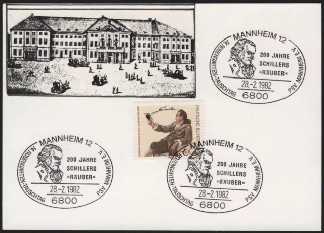 BRD - Karte mit Sonderstempel MANNHEIM - V+82