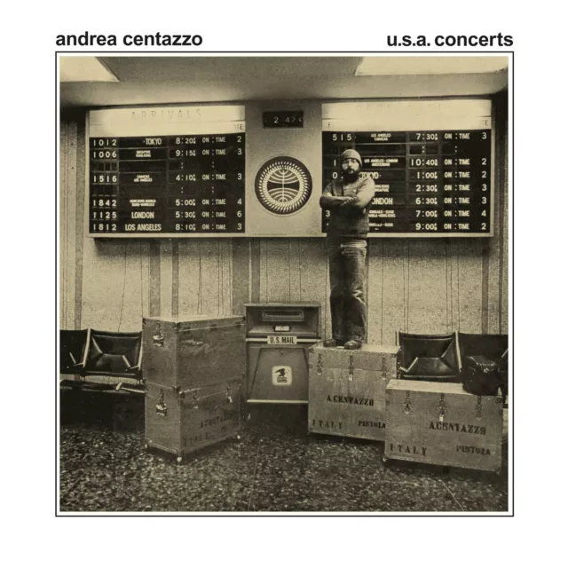 Andrea Centazzo ‎- USA Concerts LP w/ John Zorn Tom Cora LaDonna Smith free jazz