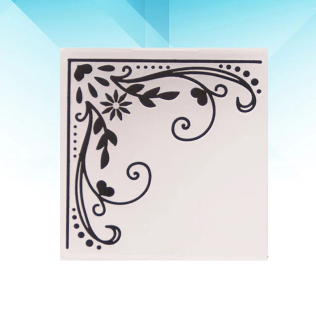 Pochoir à Gaufrer 15x15 Cm Motif Rose Océan - Pour Création Cartes, Scrapbooking - Style 11